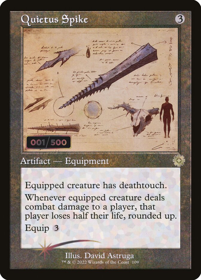 Quietus Spike (Schematic) (Serial Numbered)