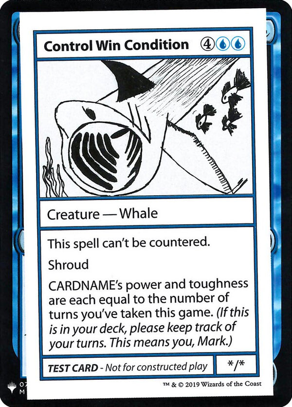 Control Win Condition - Magic: The Gathering