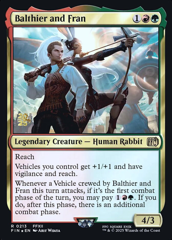 Balthier and Fran - Magic: The Gathering