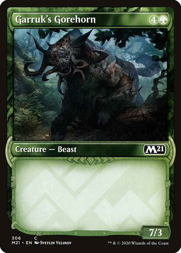 Garruk's Gorehorn (Showcase) - Magic: The Gathering