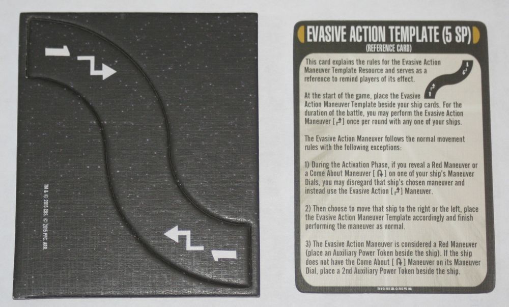 Star Trek: Attack Wing – Evasive Action Resource