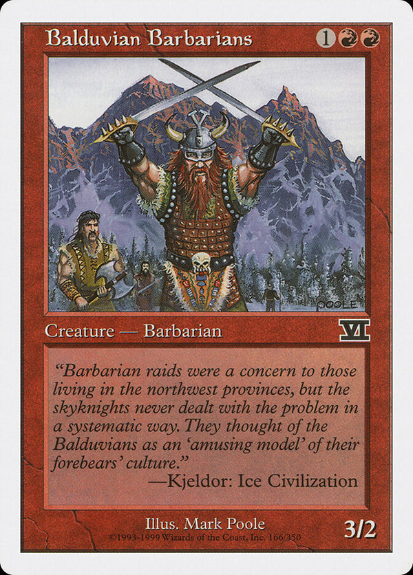 Balduvian Barbarians - Magic: The Gathering