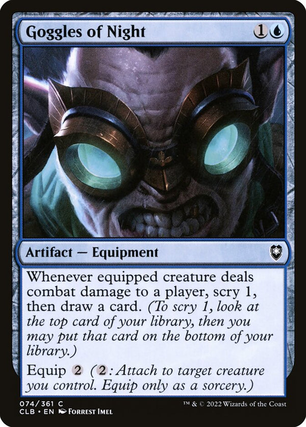 Goggles of Night - Magic: The Gathering