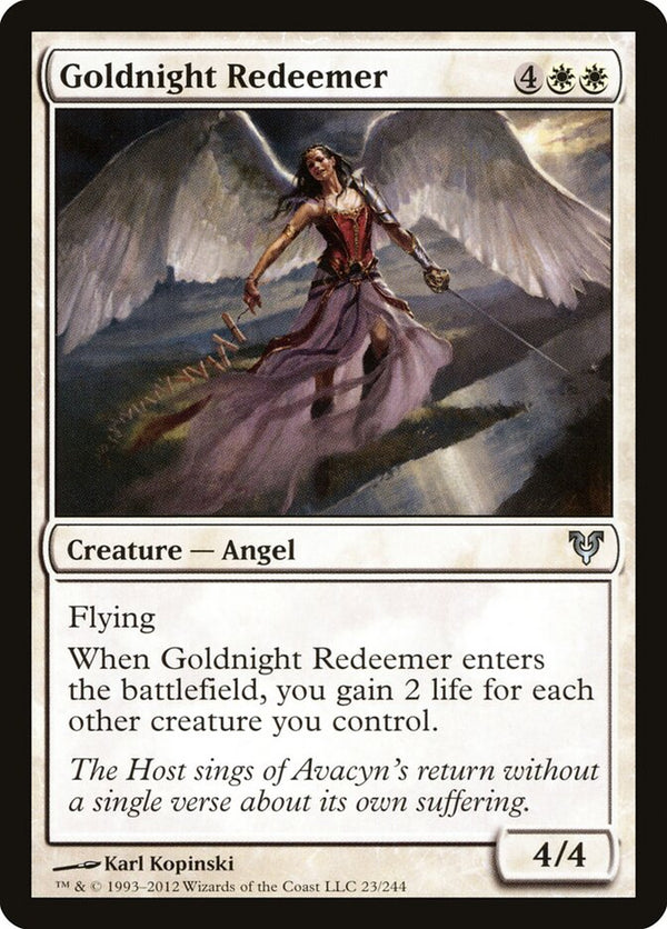 Goldnight Redeemer - Magic: The Gathering