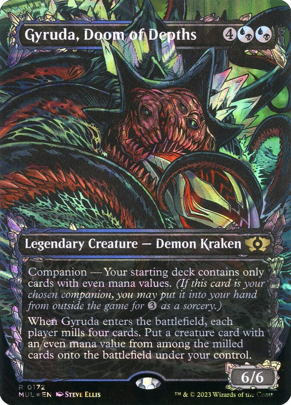Gyruda, Doom of Depths (Halo Foil) - Magic: The Gathering