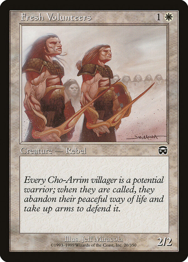 Fresh Volunteers - Magic: The Gathering