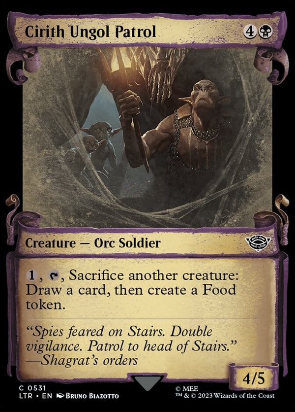 Cirith Ungol Patrol (Showcase Scrolls) - Magic: The Gathering