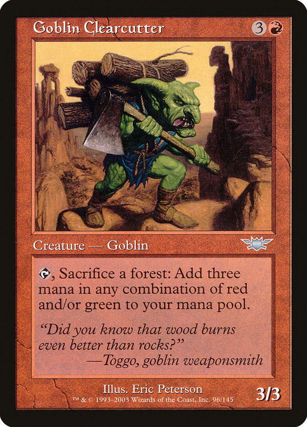 Goblin Clearcutter - Magic: The Gathering