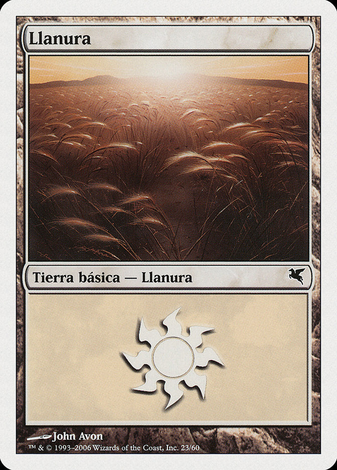 Plains (Spanish) - "Llanura" (G23)