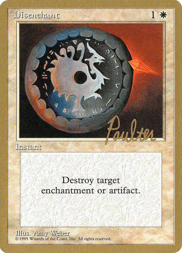 Disenchant - 1996 Preston Poulter (4ED) - Magic: The Gathering