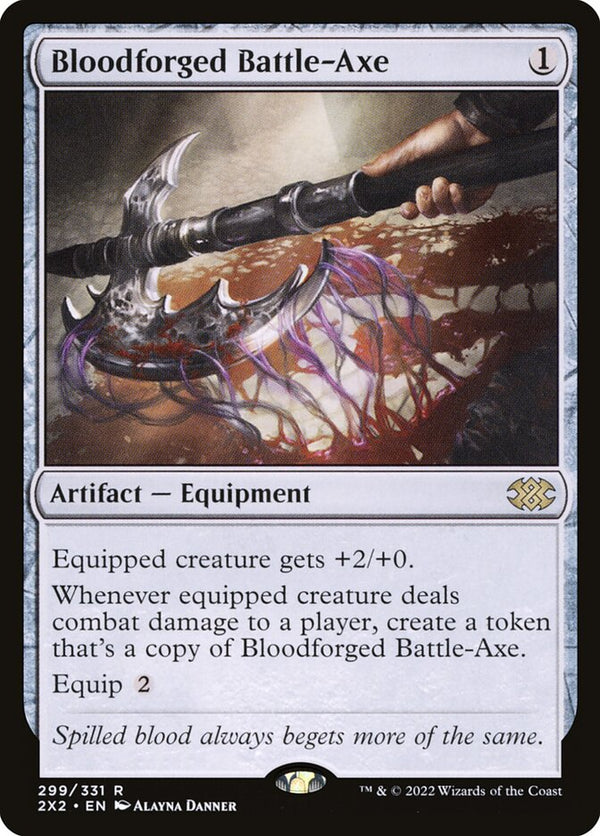 Bloodforged Battle-Axe - Magic: The Gathering