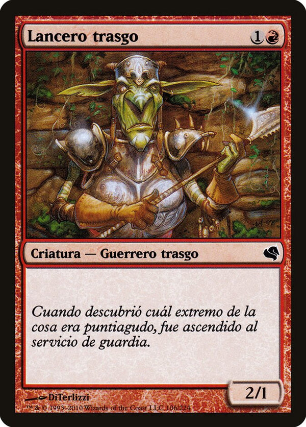 Goblin Piker (Spanish) - "Lancero trasgo" - Magic: The Gathering