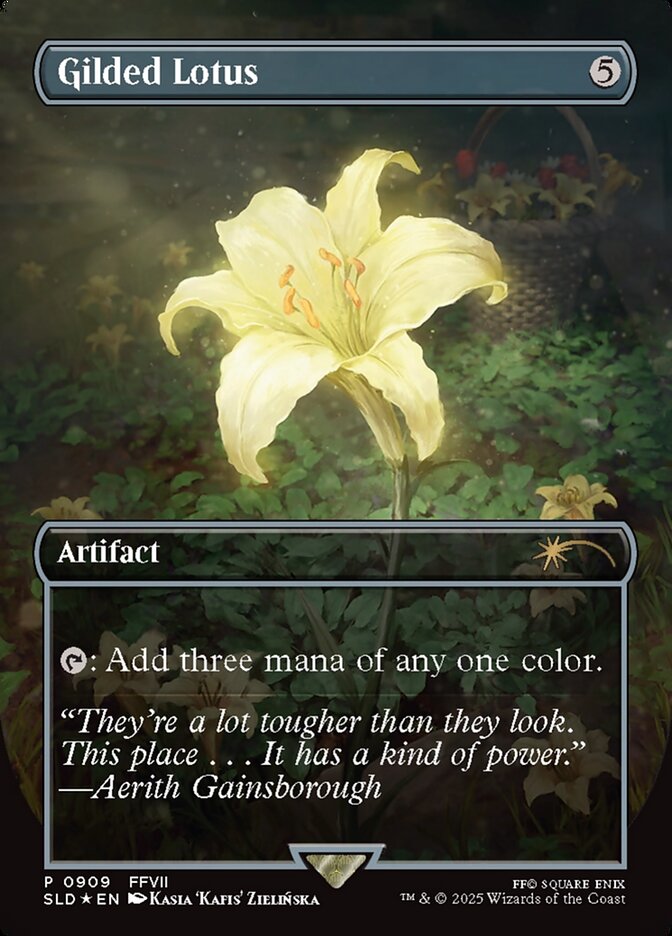 Gilded Lotus (Rainbow Foil) (909)