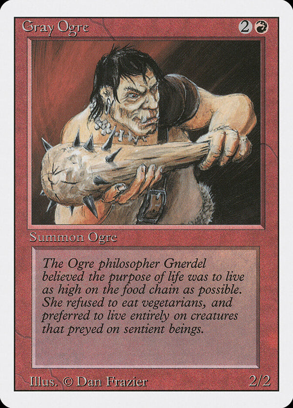Gray Ogre - Magic: The Gathering