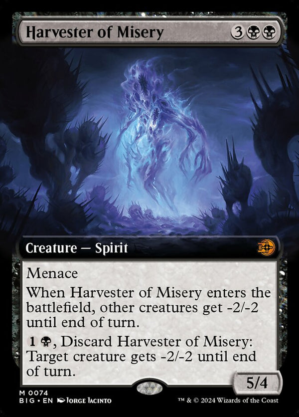 Harvester of Misery (Extended Art) - Magic: The Gathering