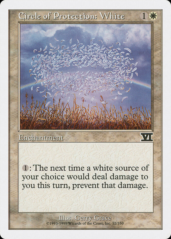 Circle of Protection: White - Magic: The Gathering