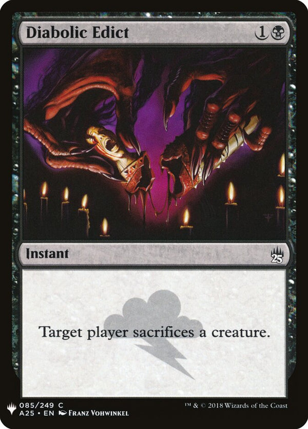 Diabolic Edict - Magic: The Gathering