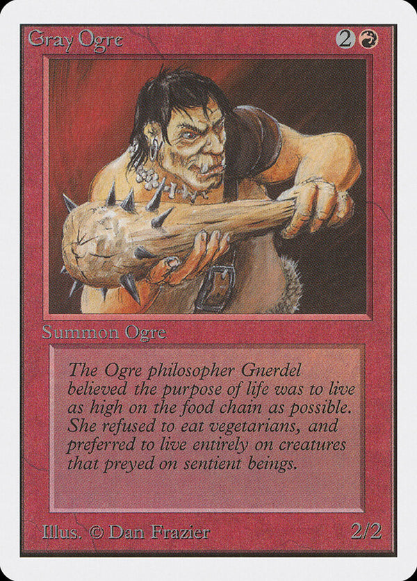 Gray Ogre - Magic: The Gathering