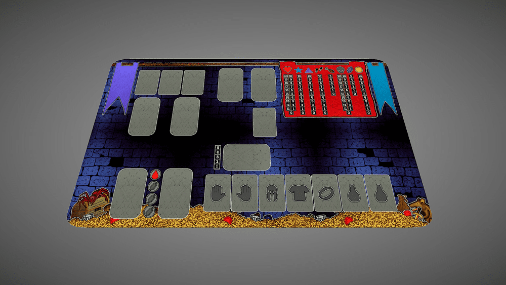 Crypt Crawler: Playmat