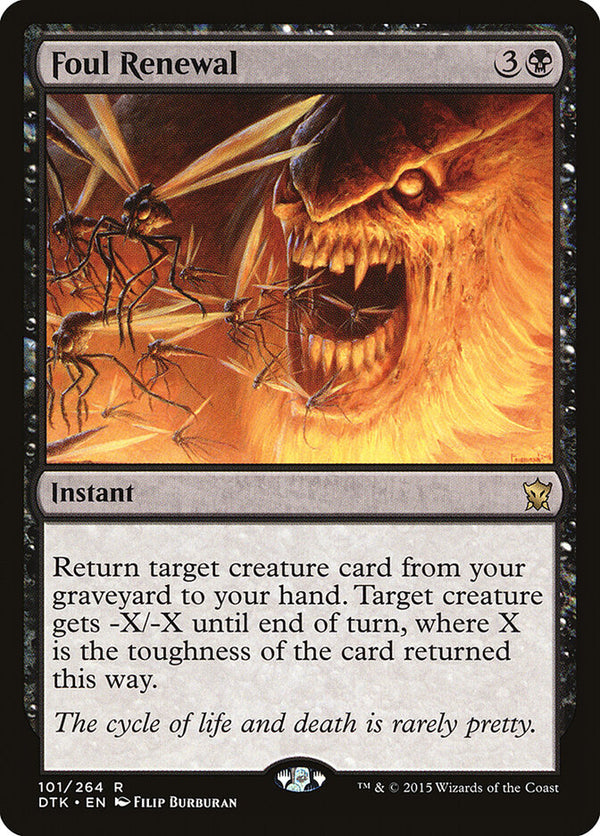 Foul Renewal - Magic: The Gathering