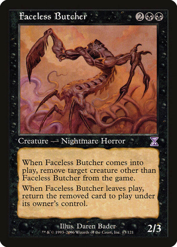 Faceless Butcher - Magic: The Gathering