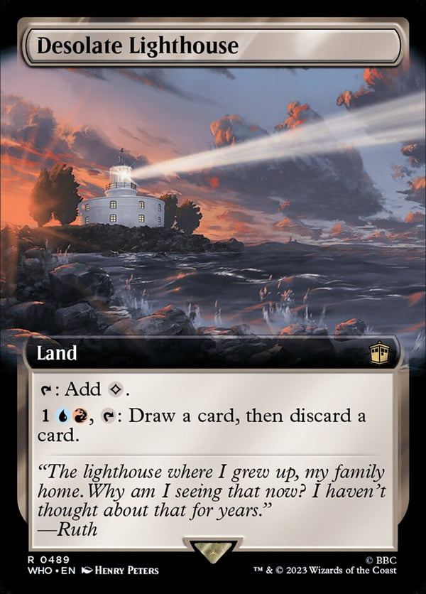 Desolate Lighthouse (Extended Art) - Magic: The Gathering