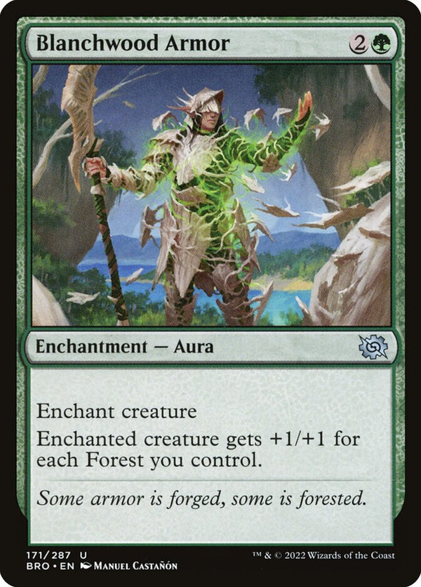 Blanchwood Armor - Magic: The Gathering