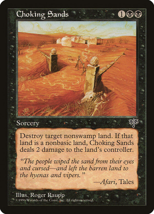 Choking Sands - Magic: The Gathering