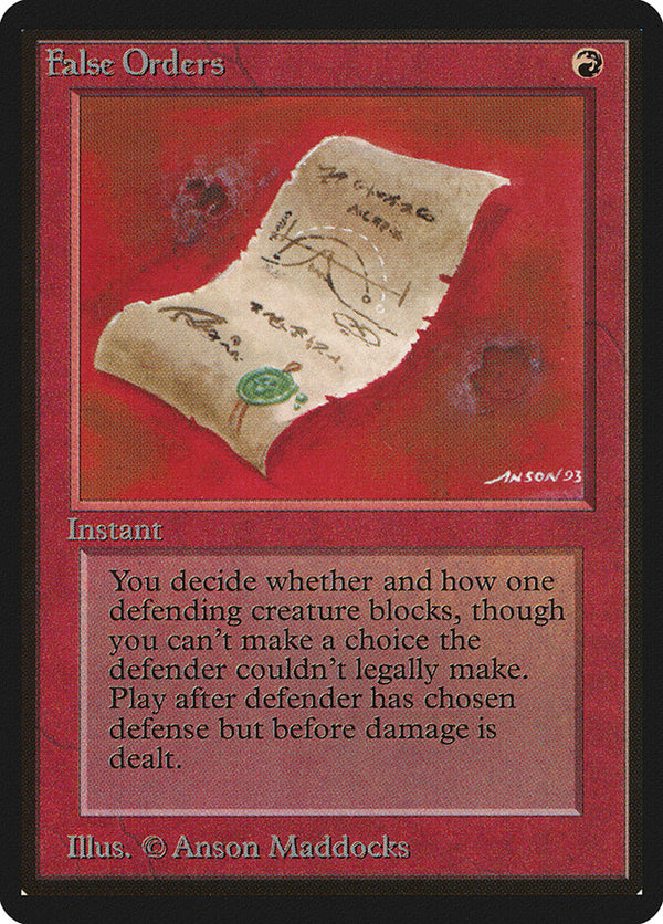 False Orders - Magic: The Gathering