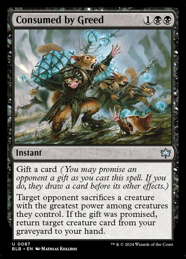 Consumed by Greed - Magic: The Gathering