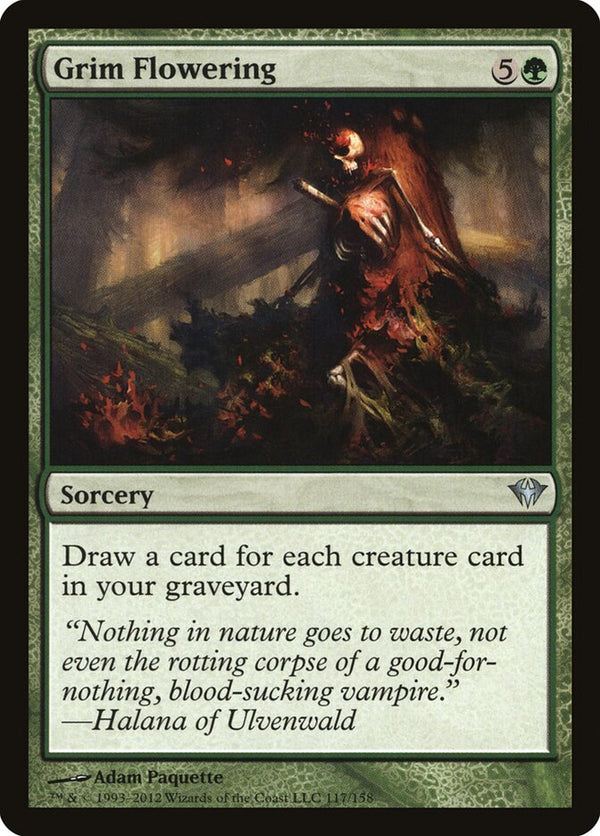 Grim Flowering - Magic: The Gathering