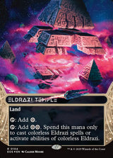 Eldrazi Temple (0104) (Borderless) (Galaxy Foil) - Magic: The Gathering