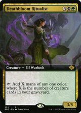 Deathbloom Ritualist (Extended Art) - Magic: The Gathering