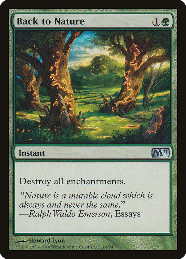 Back to Nature - Magic: The Gathering