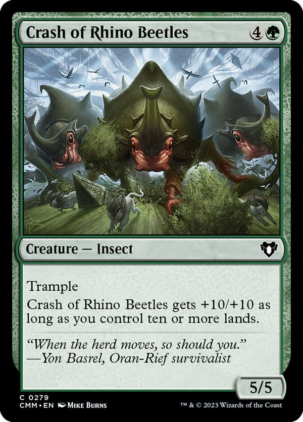 Crash of Rhino Beetles - Magic: The Gathering