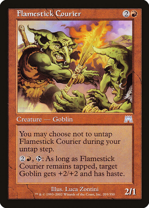 Flamestick Courier - Magic: The Gathering