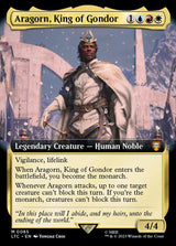 Aragorn, King of Gondor (Extended Art) - Magic: The Gathering