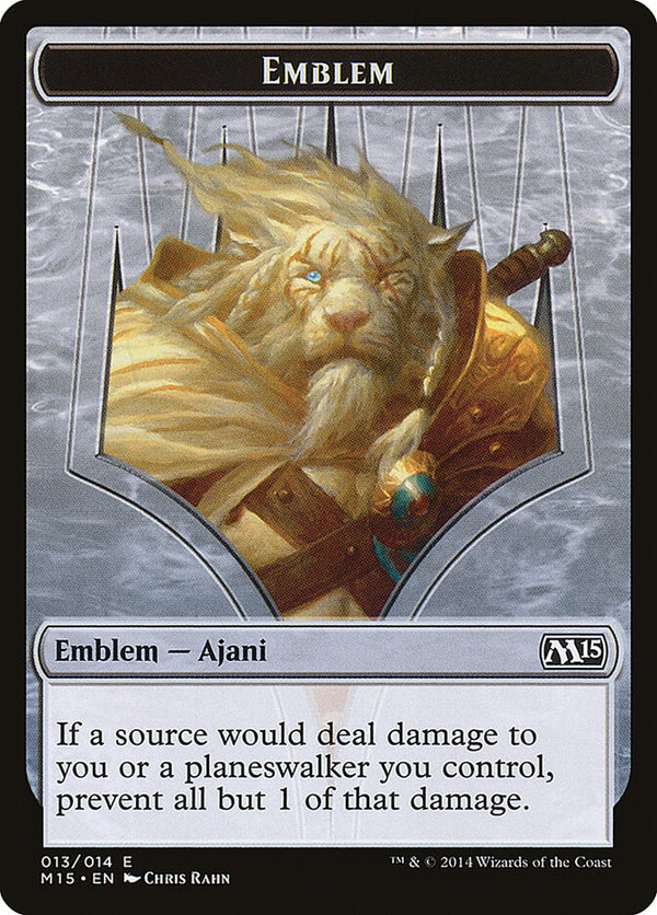 Emblem - Ajani Steadfast - Magic: The Gathering