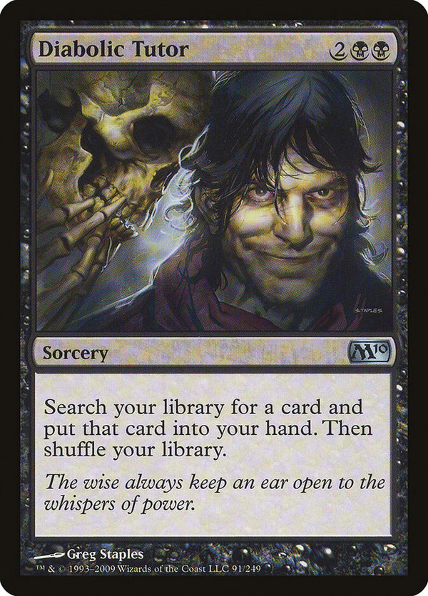 Diabolic Tutor - Magic: The Gathering