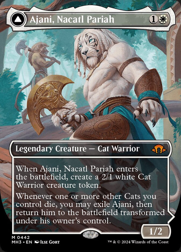 Ajani, Nacatl Pariah (Borderless) - Magic: The Gathering