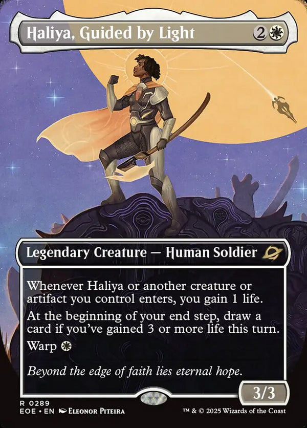 Haliya, Guided by Light (Borderless) - Magic: The Gathering