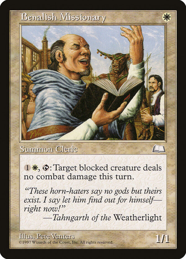 Benalish Missionary - Magic: The Gathering