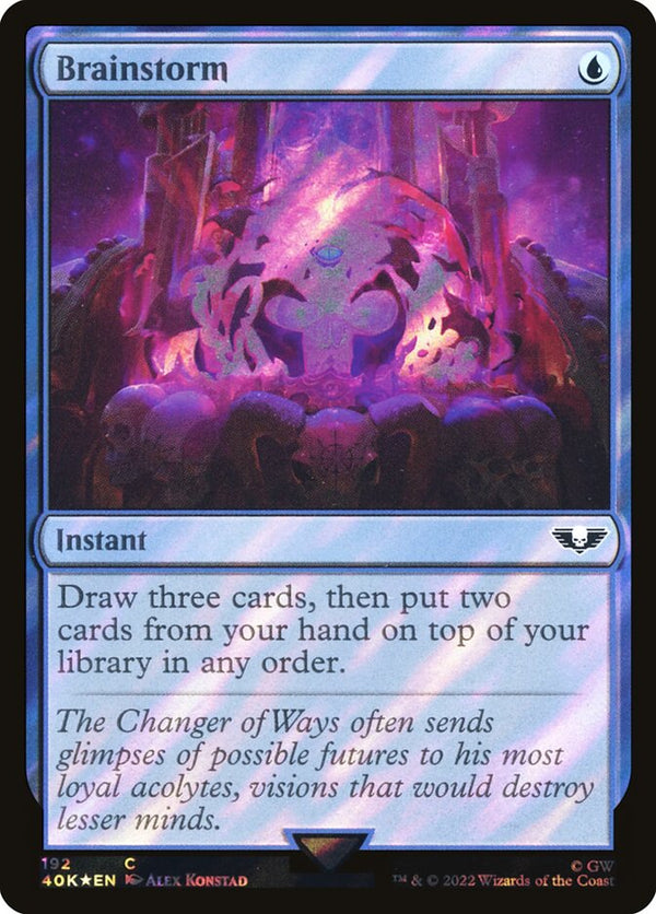 Brainstorm (Surge Foil) - Magic: The Gathering