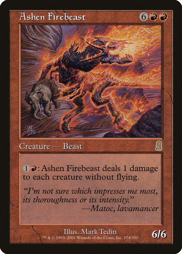 Ashen Firebeast - Magic: The Gathering