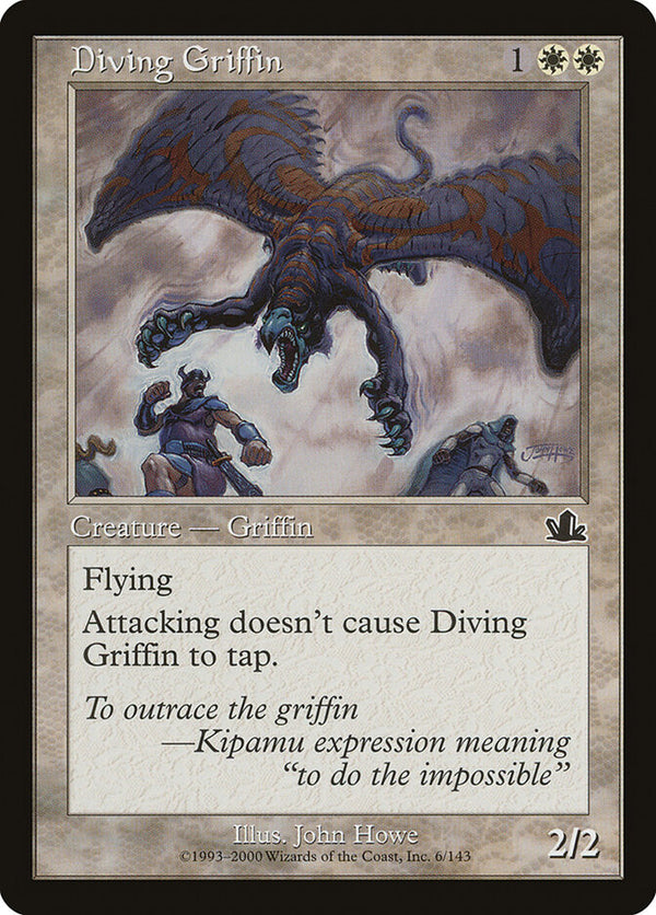 Diving Griffin - Magic: The Gathering