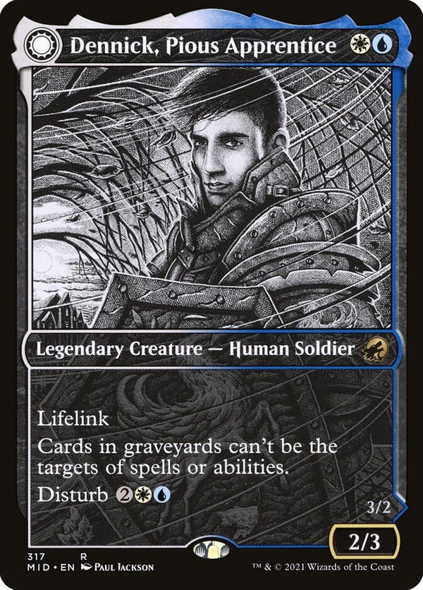 Dennick, Pious Apprentice (Showcase) - Magic: The Gathering