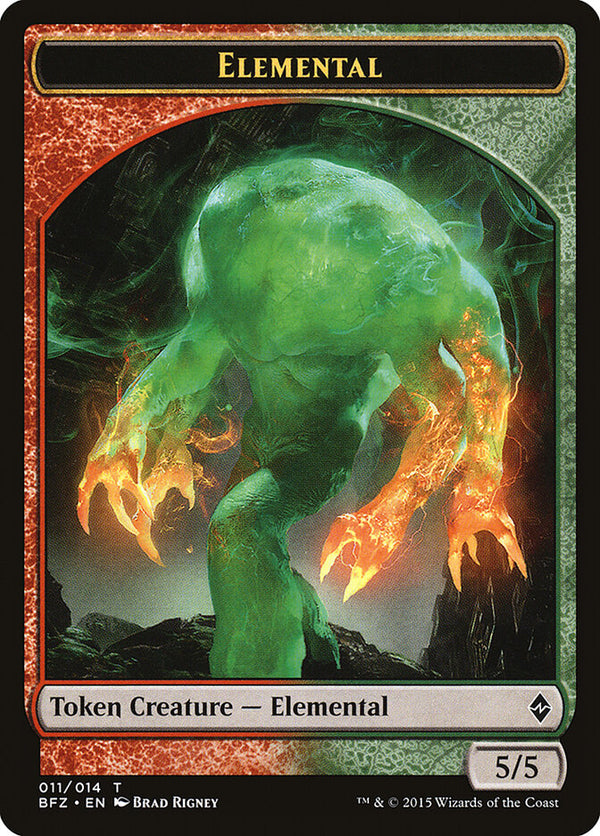 Elemental Token (011) - Magic: The Gathering