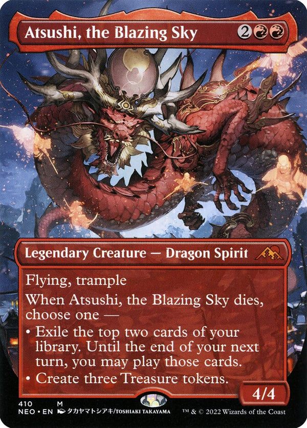 Atsushi, the Blazing Sky (Borderless) - Magic: The Gathering