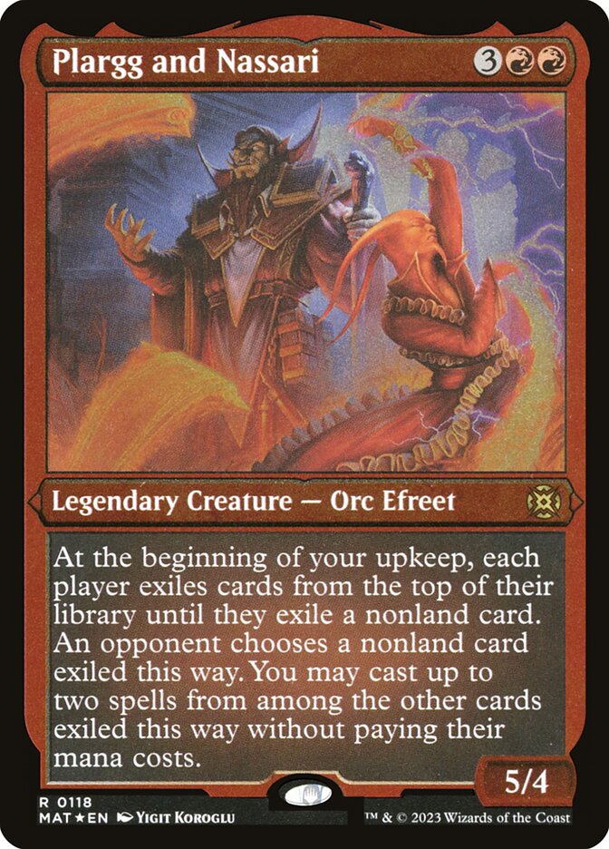 Plargg and Nassari (Foil Etched)