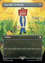 Crucible of Worlds (Borderless) (Surge Foil) - Magic: The Gathering
